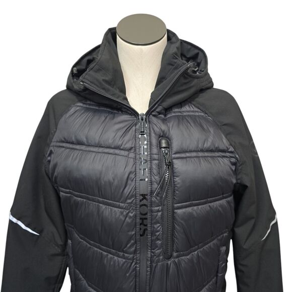 Michael Kors Womens Quilted Packable Down Fill Puffer Quilted Coat Size Small - Picture 7 of 12